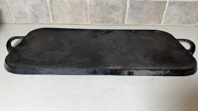 No 8 Cast Iron Double Griddle Pan