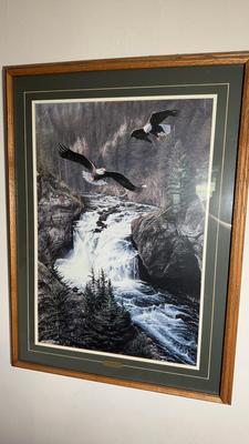 Alan Hunt Land Of The Free Eagle Print