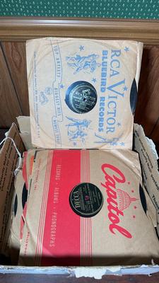 Box Of 78 Records
