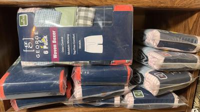 20 Packs Of New Men’s Boxers 6 Per Pack