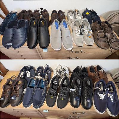 Large Assortment Of Men’s Shoes, Boots, Works Boots & Sandals, All New With Tags 
