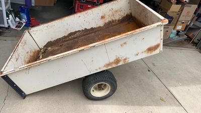Agri Fab 17cu Ft Lawn Farm Utility Trailer