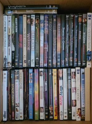 DOZENS OF DVD MOVIES