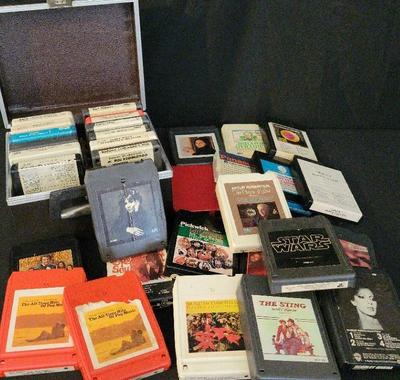 ALMOST THIRTY 8-TRACK TAPES