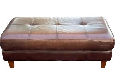 Leather Ottoman