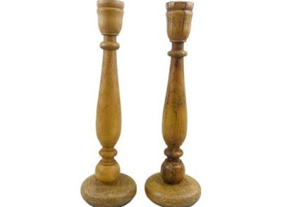 Wooden Candleholders