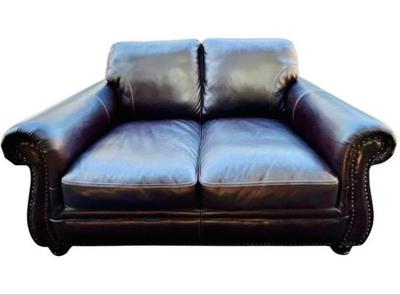 Leather Love Seat Sofa