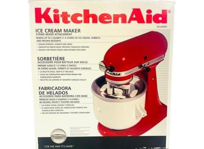 KitchenAid Ice Cream Maker With Original Box & Instructions