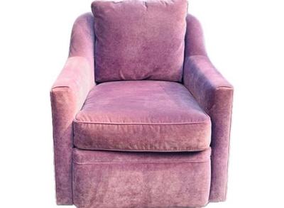 Velvet Club Swivel Chair
