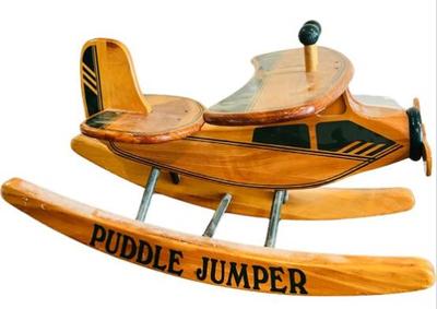 Vintage Wooden Rocker Plane - L.L. Bean Puddle Jumper