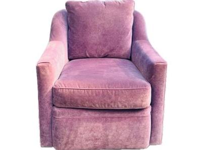 Velvet Club Swivel Chair