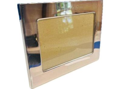 Silver Plate Photo Frame - Engraved - Holds 5x7 Photo