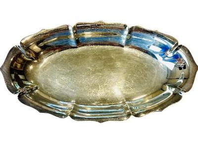 Silver Plate Serving Piece - Signed "Lunt"