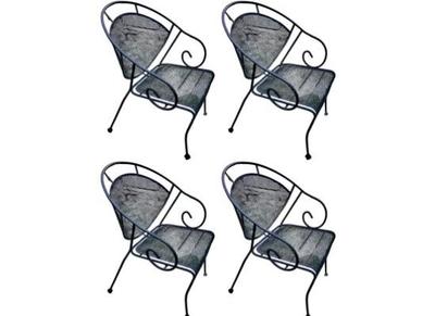 Iron Barrel Chairs - Likely Woodard - Great Mid Century Design