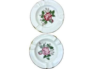 English Porcelain Trinket Dishes - Wedgwood Charnwood Ashtrays
