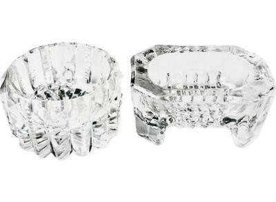 Vintage Cut Glass Salt Cellars