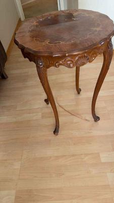 Small wooden table