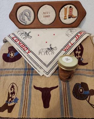 Western themed placemats such