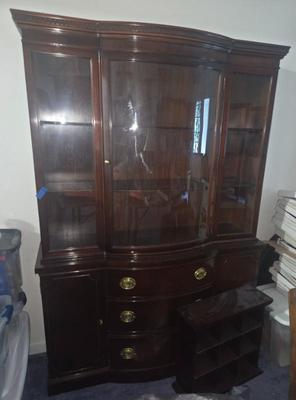 Sale Photo Thumbnail #36: Mahogany China cabinet