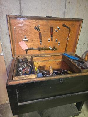 Wooden toolbox