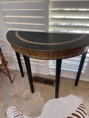 Regency console painted lacquer tables 2