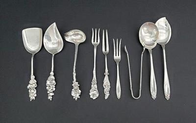 Reed barton and international sterling serving utensils