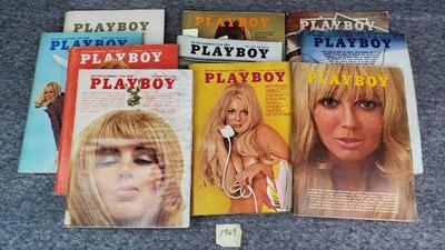 1969 playboy magazines