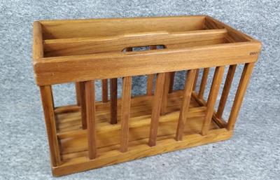 Goodwood genuine teak magazine rack