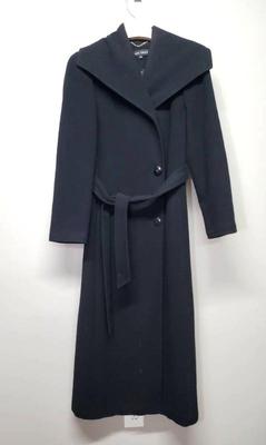 Women s long ellen tracy wool blend coat sz 8