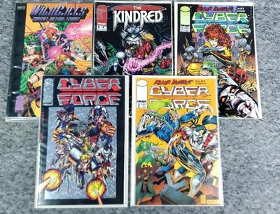 Comic books cyber force the kindred,