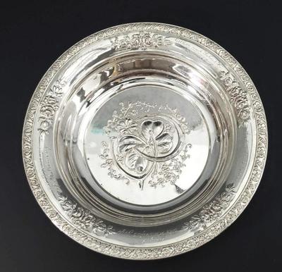Hunt sterling silver good luck charms themed bowl