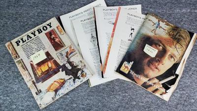 1964 1971 playboy magazines, plus loose centerfolds