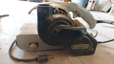 CRAFTSMAN COMMERCIAL DUSTLESS BELT SANDER
