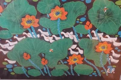 BRILLIANT AND BOLD CHINESE PAINTING