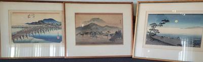 FRAMED JAPANESE ART PIECES 