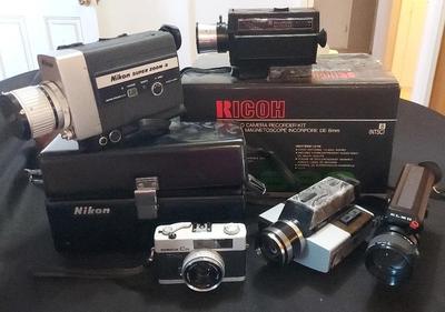 VINTAGE CAMERA AND CAMCORDERS 