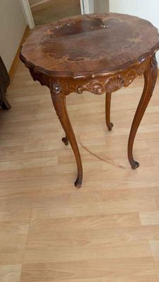 Small wooden table