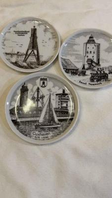 German town decorative coasters