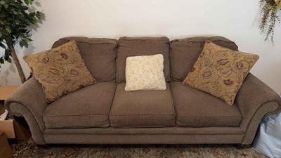 Brown sofa