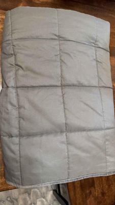 Weighted blanket twinfull size gray