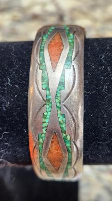 Navajo Silver and Turquois Cuff
