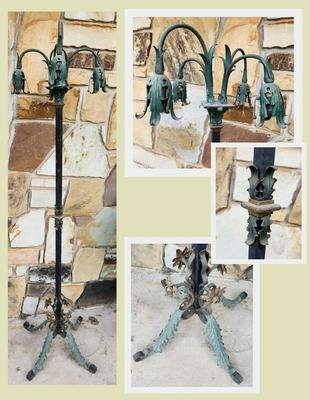 Antique Metal Floor Lamp