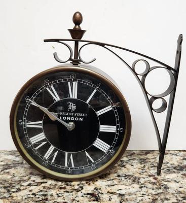 Wall Mount Clock with 2 Faces
