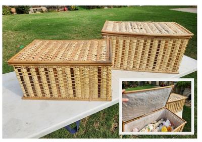 Rattan Storage Boxes