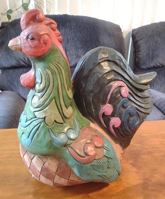 Sale Photo Thumbnail #297: Jim Shore Outdoor Living Rooster Alexander Figure
