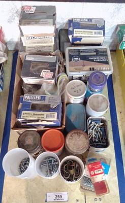 Sale Photo Thumbnail #263: Large Lot of Screws (Various Sizes) - B