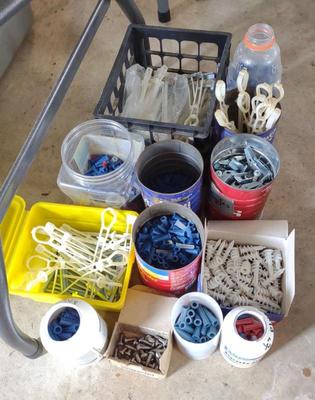 Sale Photo Thumbnail #282: Assorted Fasteners & Hardware