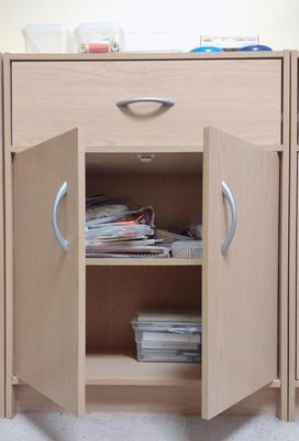 Sale Photo Thumbnail #442: Cabinet w/ Sewing Supplies