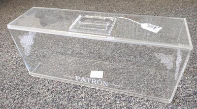 Sale Photo Thumbnail #408: Patron Acrylic Advertising Store Display Box