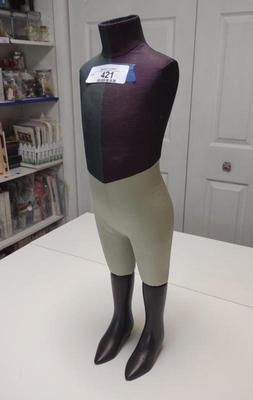 Sale Photo Thumbnail #425: Vintage Tabletop Dress Form Store Display
